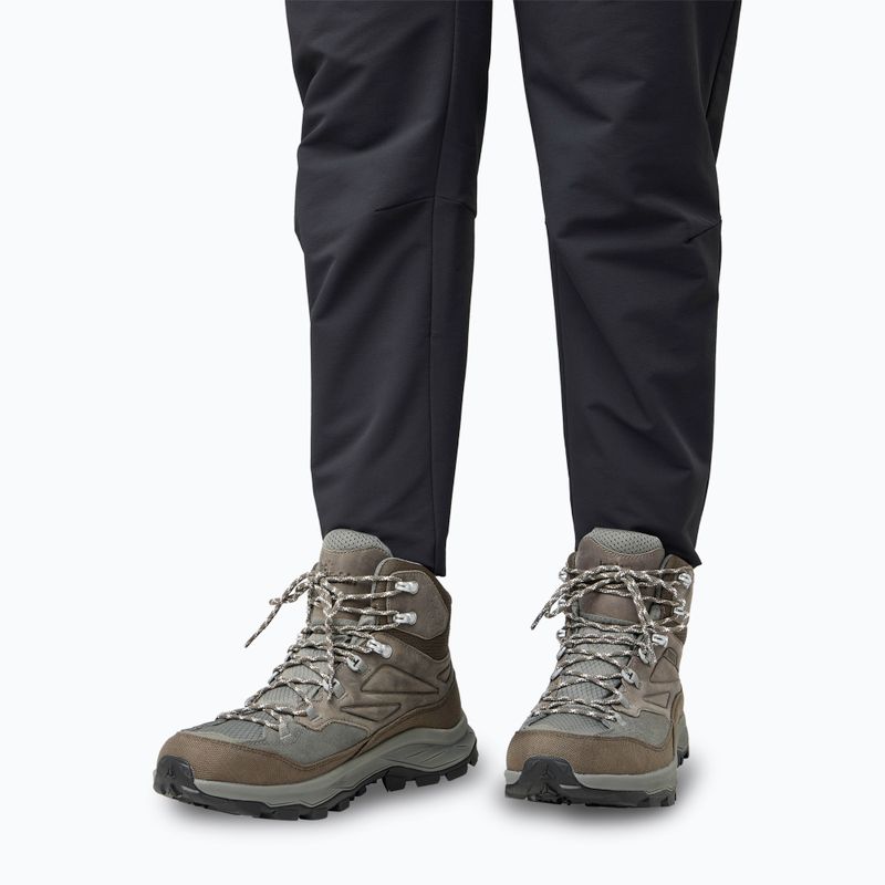 Vyriški žygio batai Jack Wolfskin Cyrox Texapore Mid cold coffee 8