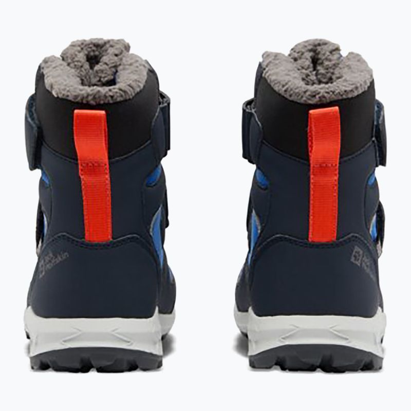 Vaikiški sniego batai Jack Wolfskin Woodland WT Texapore High VC crisp cobalt 11