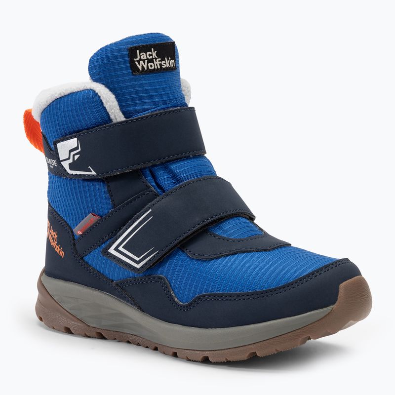 Vaikiški batai Jack Wolfskin Polar Bear-B Texapore Mid Vc crisp cobalt