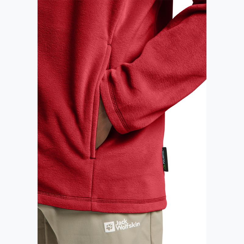 Vyriški Jack Wolfskin Taunus Fz vilnoniai džemperiai adrenaline red 6