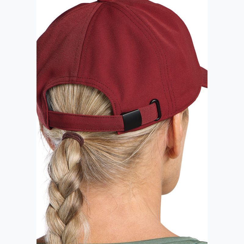 Kepuraitė su snapeliu Jack Wolfskin Baseball Cap deep ruby 6