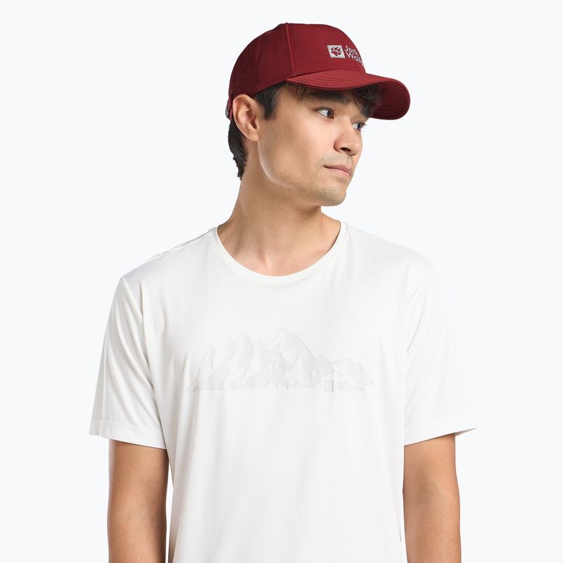 Kepuraitė su snapeliu Jack Wolfskin Baseball Cap deep ruby 7