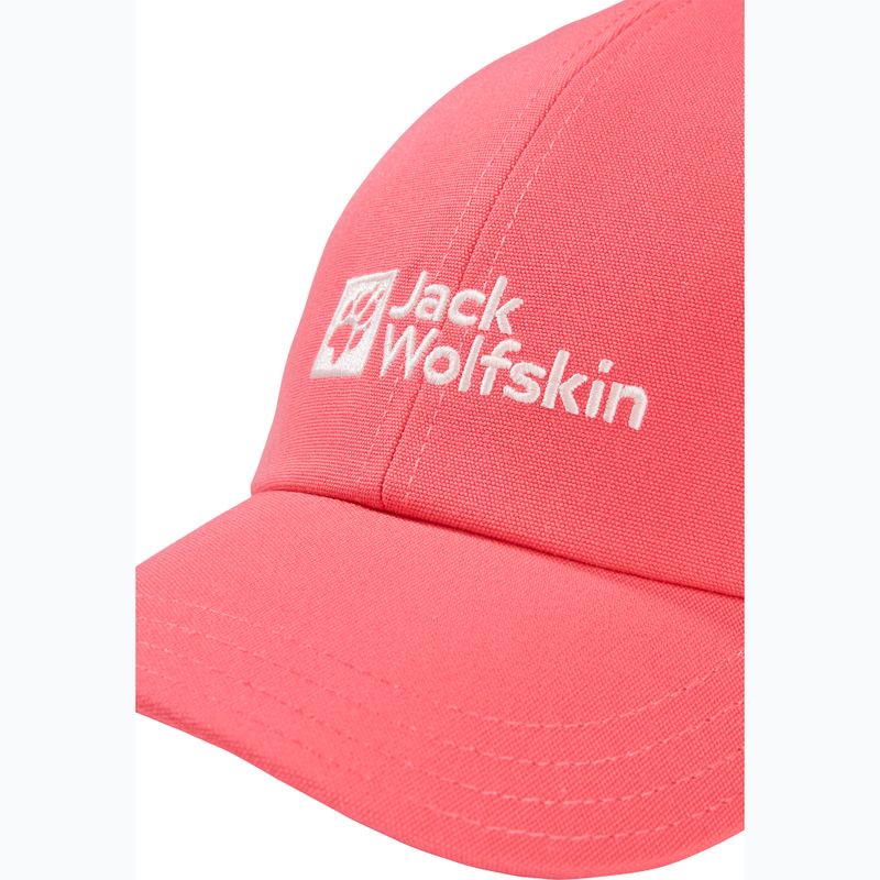 Vaikiška kepuraitė su snapeliu Jack Wolfskin sunset coral 4