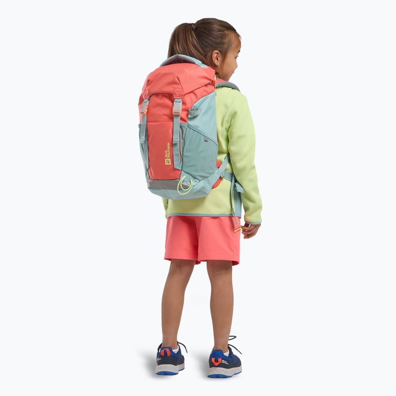 Vaikiška turistinė kuprinė Jack Wolfskin Waldspieler 20 l sunset coral 10