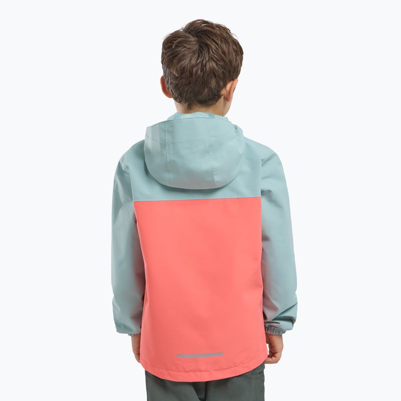 Vaikiška striukė nuo lietausJack Wolfskin Tucan sunset coral 3