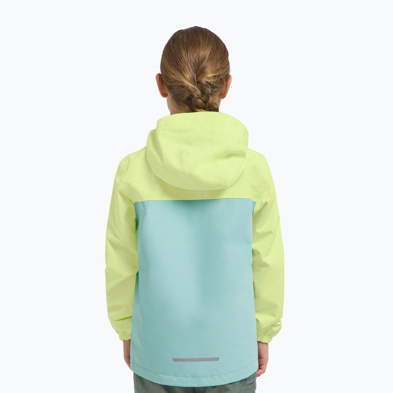 Vaikiška striukė nuo lietaus Jack Wolfskin Tucan soft jade 3