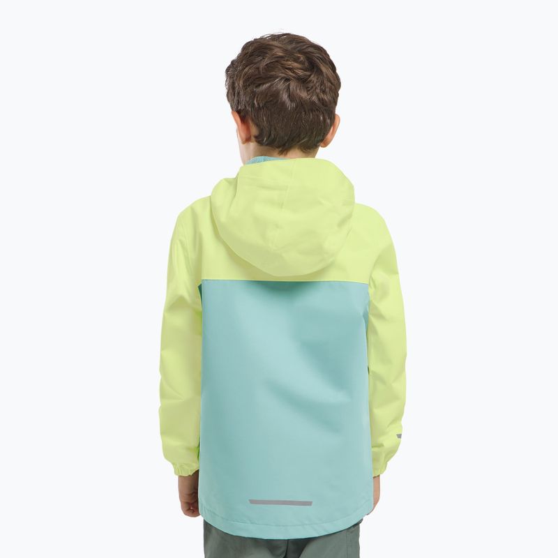 Vaikiška striukė nuo lietaus Jack Wolfskin Tucan soft jade 7