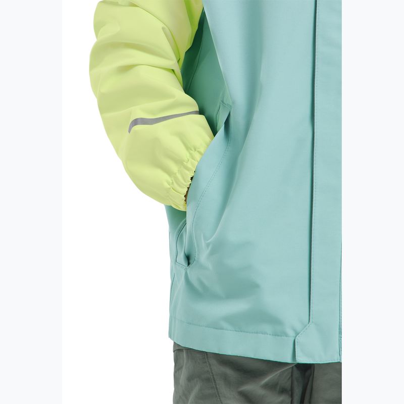 Vaikiška striukė nuo lietaus Jack Wolfskin Tucan soft jade 9