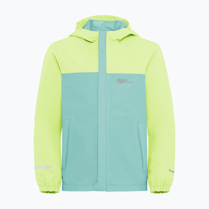 Vaikiška striukė nuo lietaus Jack Wolfskin Tucan soft jade 12