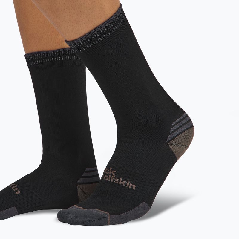 Kojinės Jack Wolfskin Prelight black 8