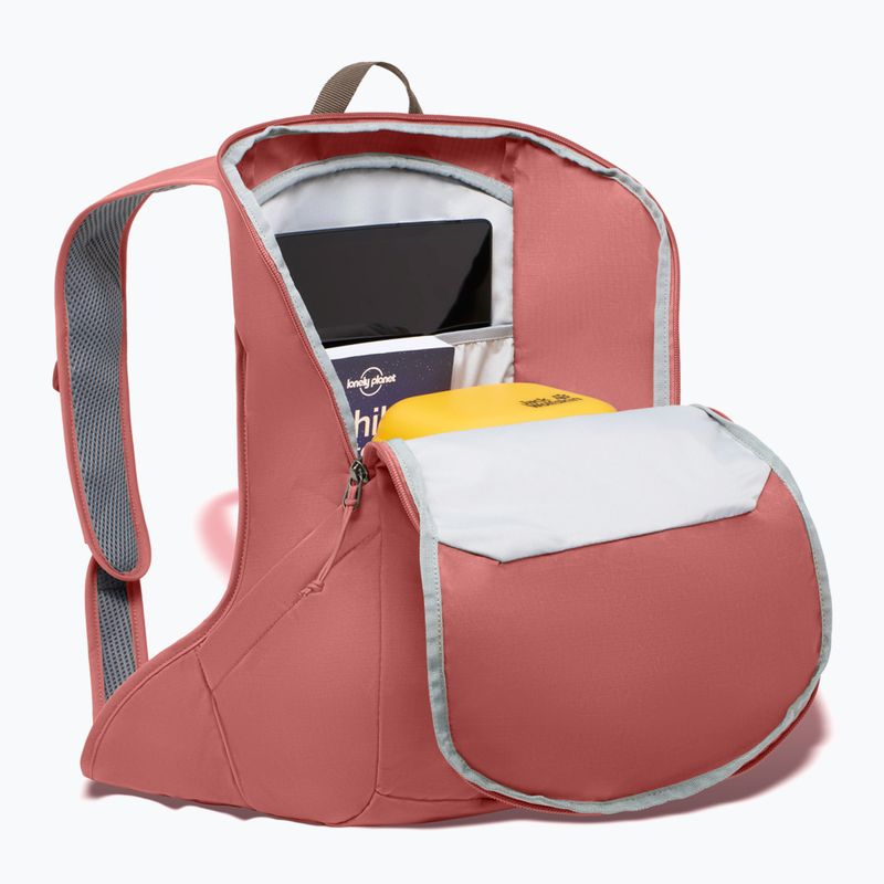 Moteriška miesto kuprinė Jack Wolfskin Waimea 15 l mineral red 7