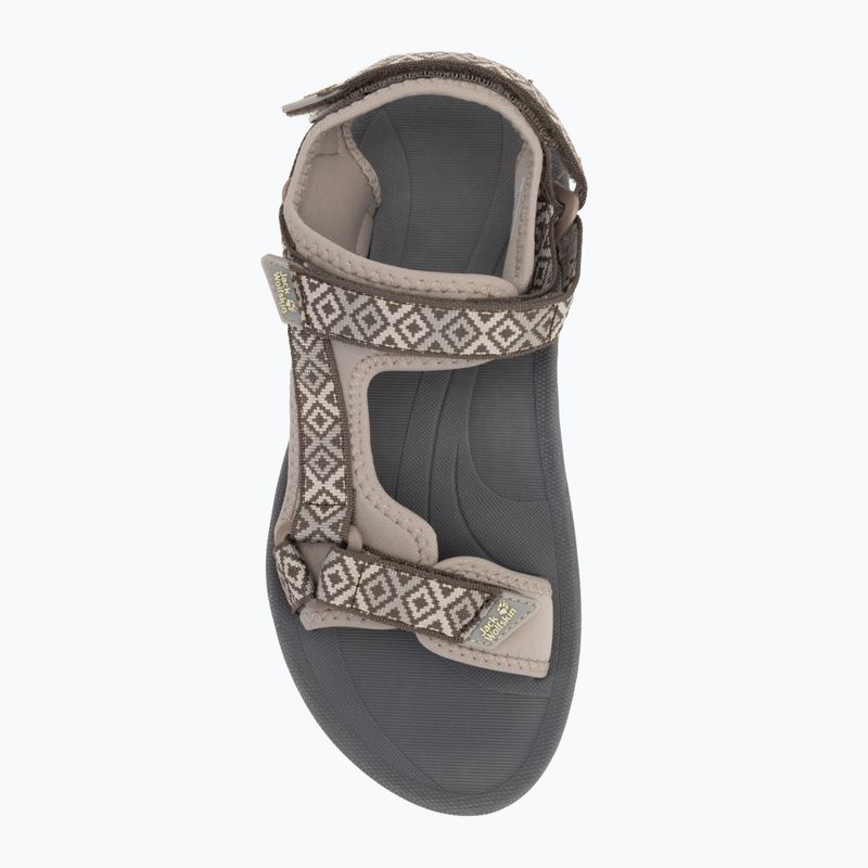 Moteriški sandalai Jack Wolfskin Wave Breaker cold coffee 5