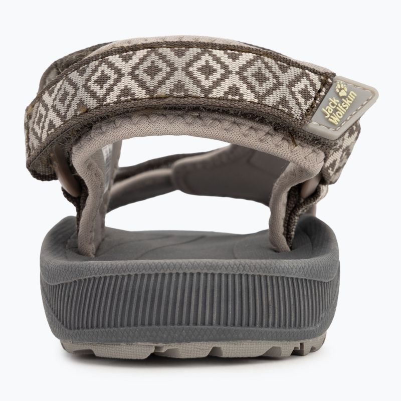Moteriški sandalai Jack Wolfskin Wave Breaker cold coffee 6
