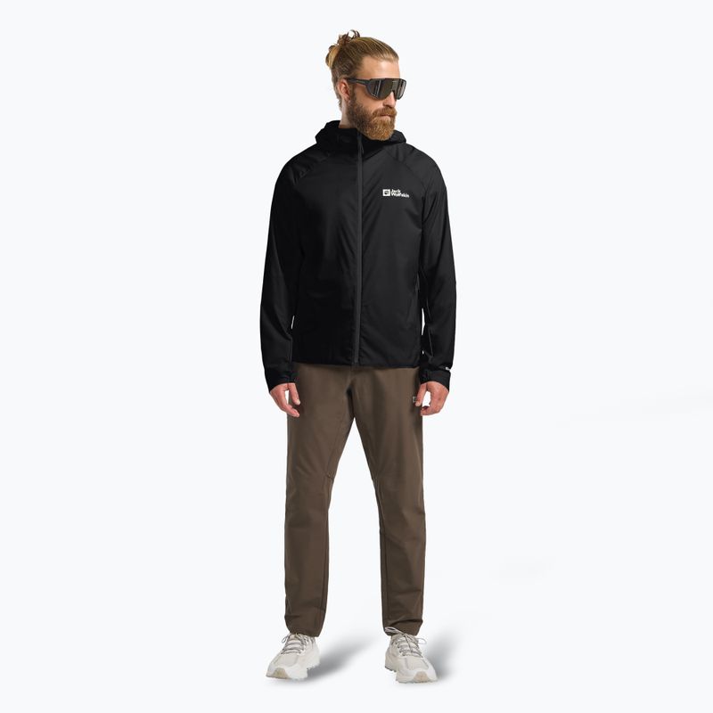 Vyriška striukė nuo vėjo Jack Wolfskin Prelight Octa black 2
