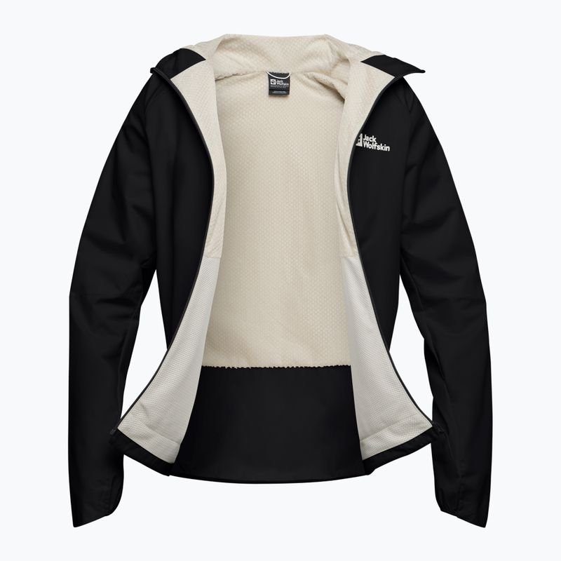 Vyriška striukė nuo vėjo Jack Wolfskin Prelight Octa black 9