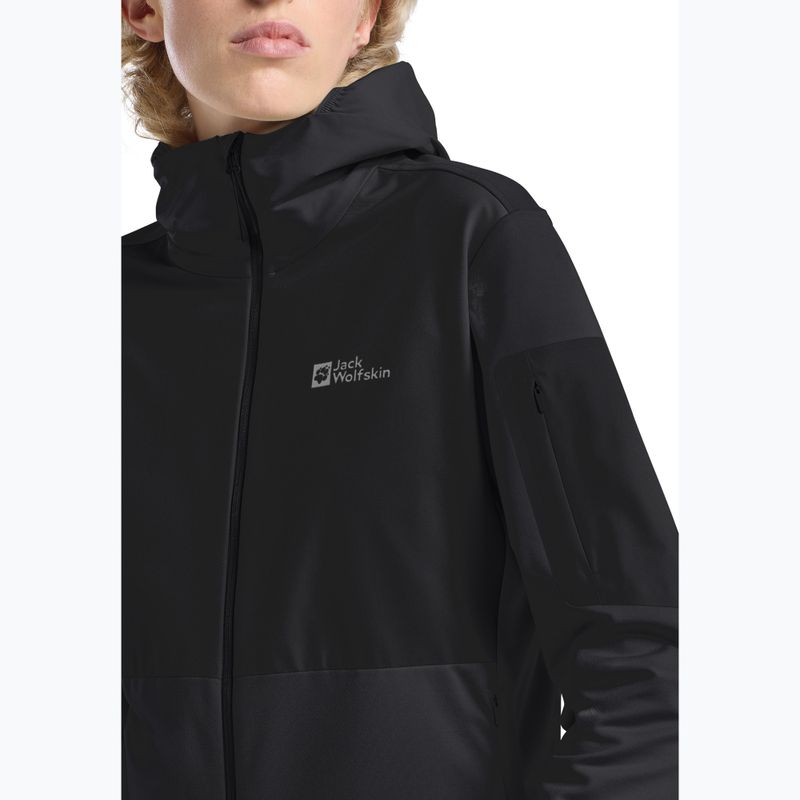 Moteriškas fliso džemperis Jack Wolfskin Prelight Trail Hoody black 5