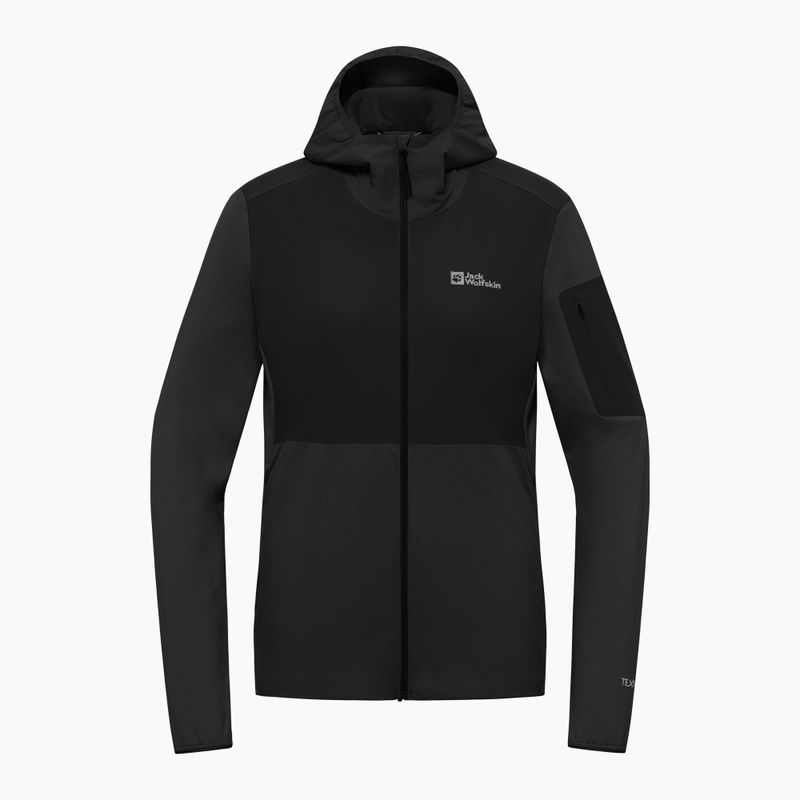 Moteriškas fliso džemperis Jack Wolfskin Prelight Trail Hoody black 7