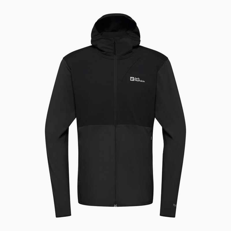 Vyriškas žygio džemperis Jack Wolfskin Prelight Trail Hoody black 7