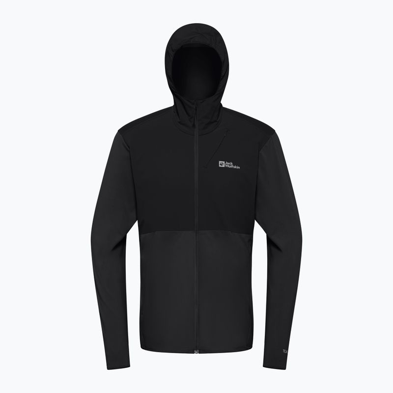 Vyriškas žygio džemperis Jack Wolfskin Prelight Trail Hoody black 8