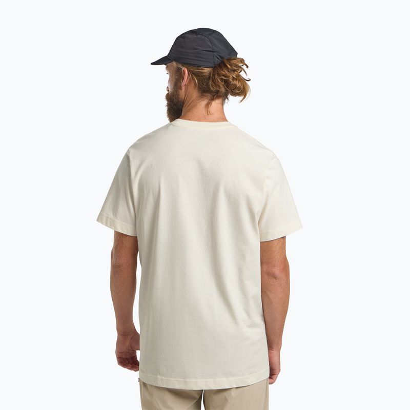 Vyriški marškinėliai Jack Wolfskin Jack Wolfskin Brand T wood cotton white 3