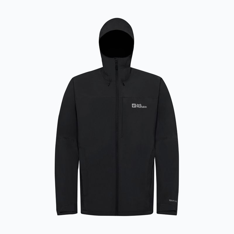 Vyriška striukė nuo lietaus Jack Wolfskin Tempest 2l black 9