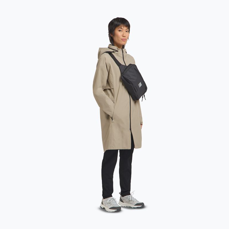 Moteriškas paltas nuo lietaus Jack Wolfskin Wellse stone 2