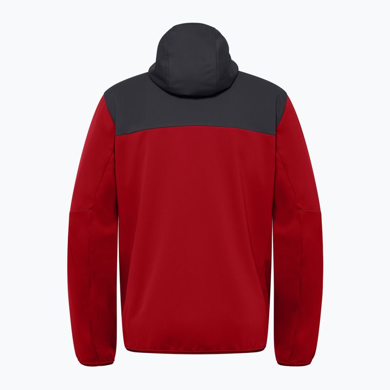 Vyriška softhsell striukė Jack Wolfskin Feldberg Hoody adrenaline red 9