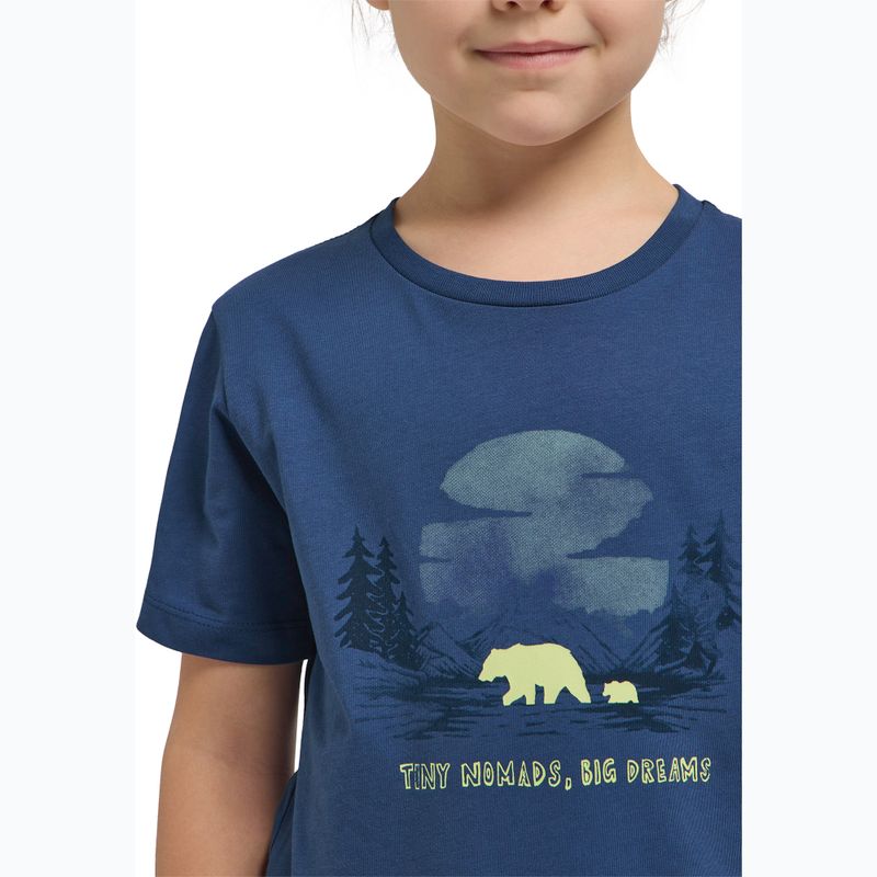 Vaikiški marškinėliai Jack Wolfskin Graphic Cotton T print evening sky 4