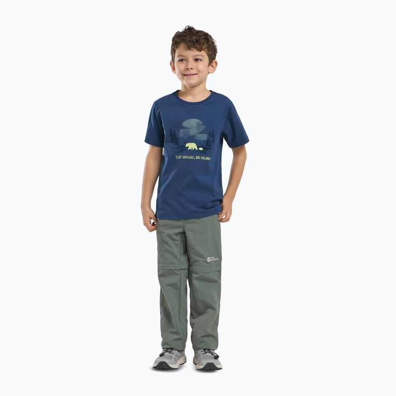 Vaikiški marškinėliai Jack Wolfskin Graphic Cotton T print evening sky 7