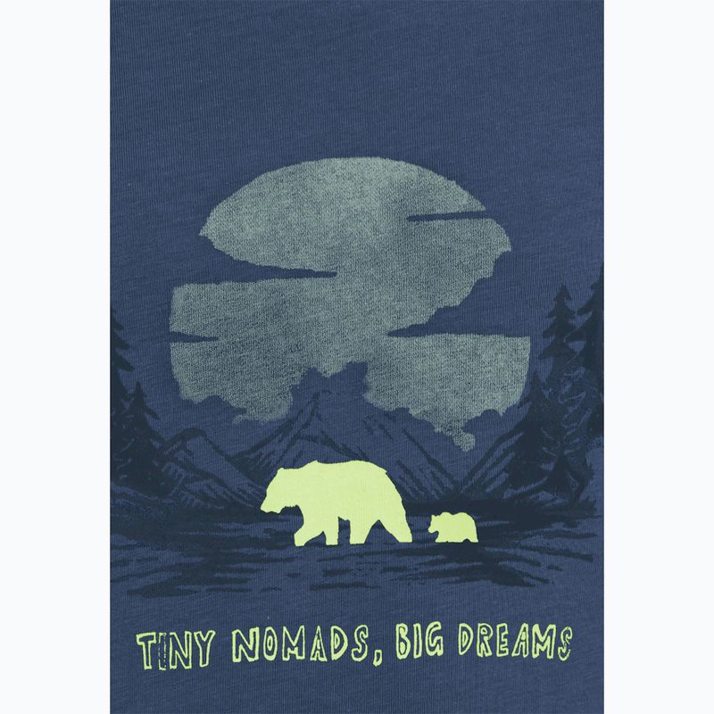 Vaikiški marškinėliai Jack Wolfskin Graphic Cotton T print evening sky 12