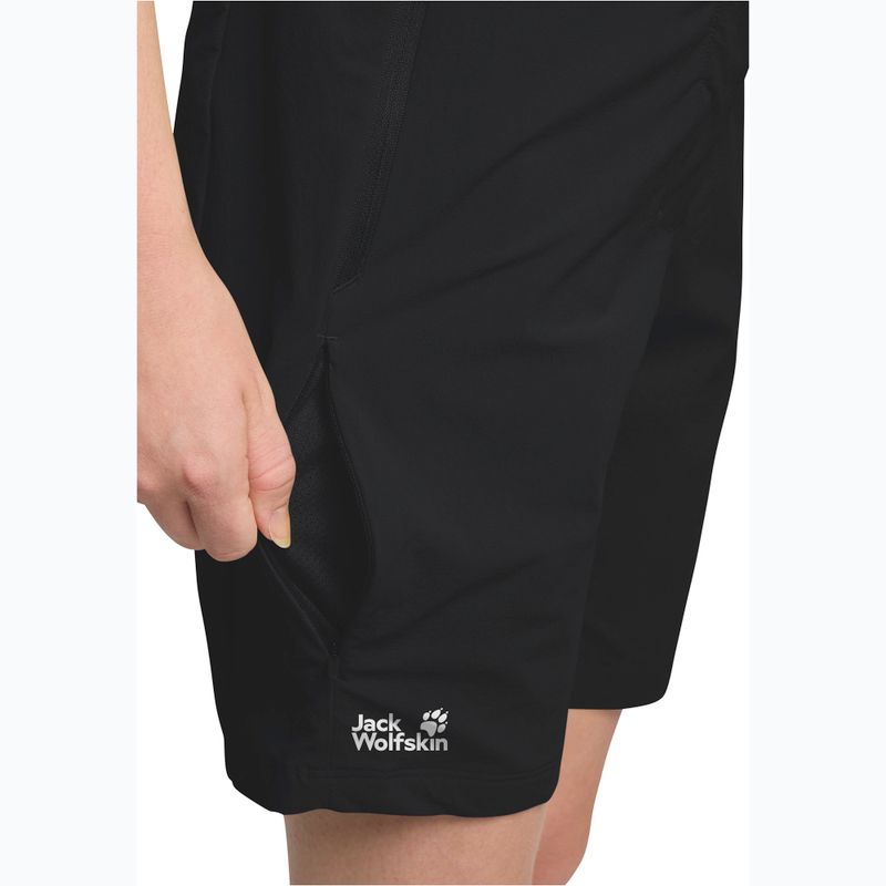Moteriški žygio šortai Jack Wolfskin Hikeout black 6