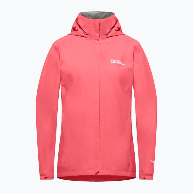 Moteriška striukė nuo lietaus Jack Wolfskin Trailtime 2L sunset coral 8