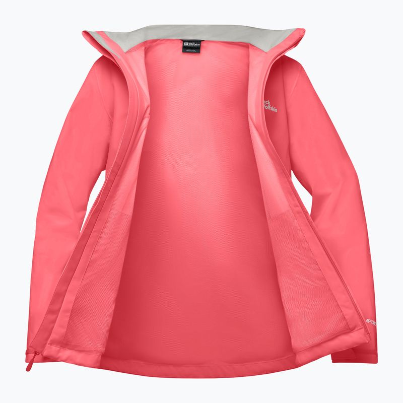 Moteriška striukė nuo lietaus Jack Wolfskin Trailtime 2L sunset coral 11