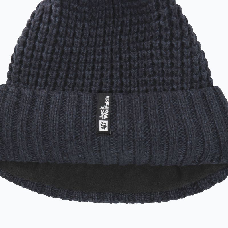 Moteriška žieminė kepurė Jack Wolfskin Medley Knit Beanie dark navy 3