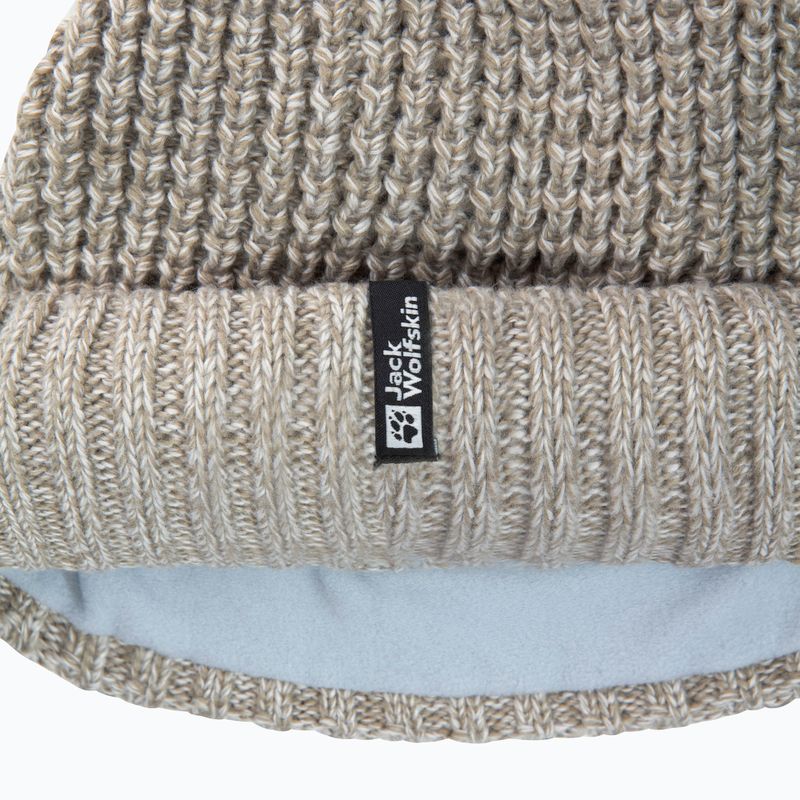 Moteriška žieminė kepurė Jack Wolfskin Medley Knit Beanie linen 3