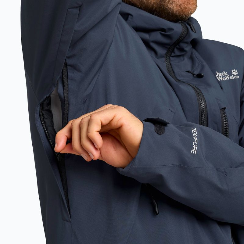 Vyriška slidinėjimo striukė Jack Wolfskin Flowline Pro 2L Ins mignight sky 7