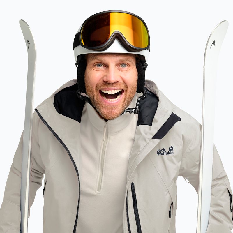 Vyriška slidinėjimo striukė Jack Wolfskin Flowline Pro 2L Ins pale sand 4