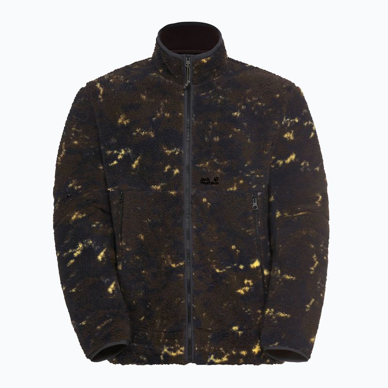 Vyriškas žygio džemperis Jack Wolfskin Stone Lite Aop lichen peat 7