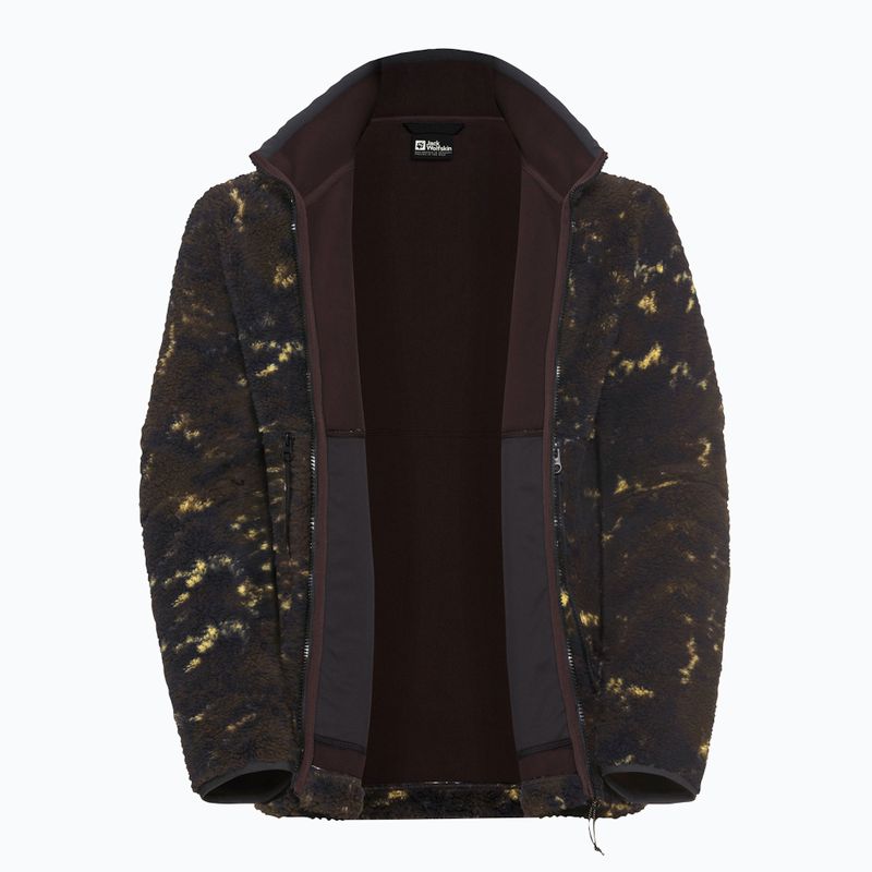 Vyriškas žygio džemperis Jack Wolfskin Stone Lite Aop lichen peat 9