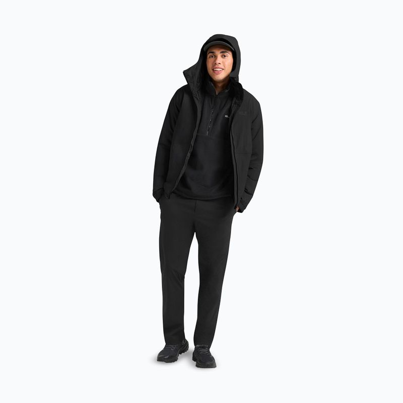 Vyriška striukė nuo lietaus Jack Wolfskin Pamir black 2