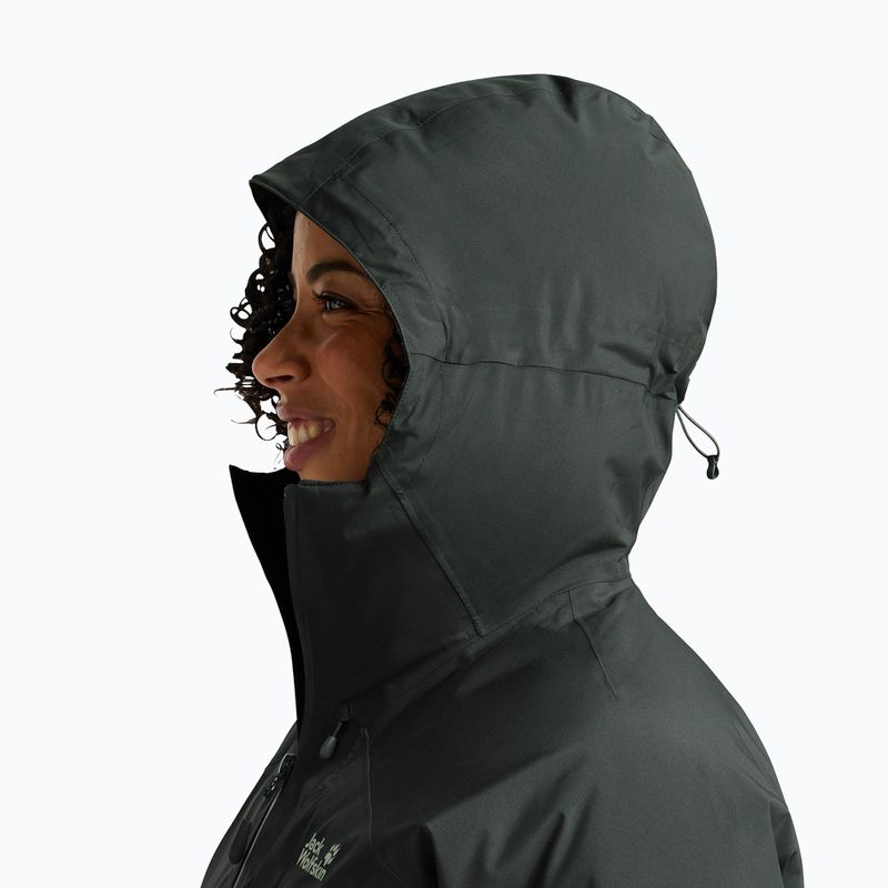 Moteriška pūsta striukė Jack Wolfskin Icecape 2L Down Ins Rds slate green 4