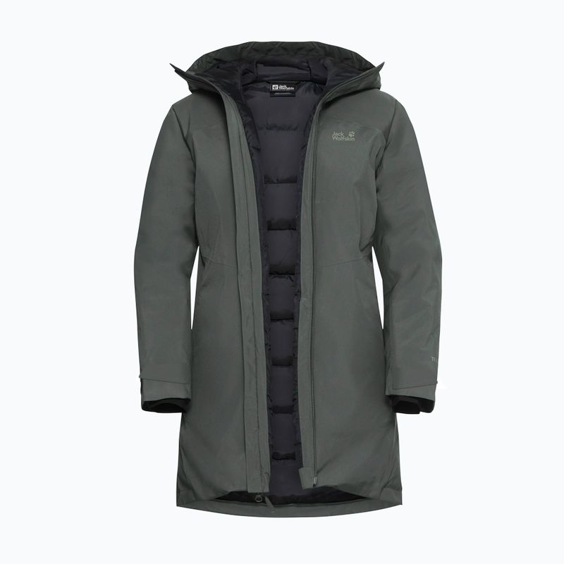 Moteriška pūsta striukė Jack Wolfskin Icecape 2L Down Ins Rds slate green 9