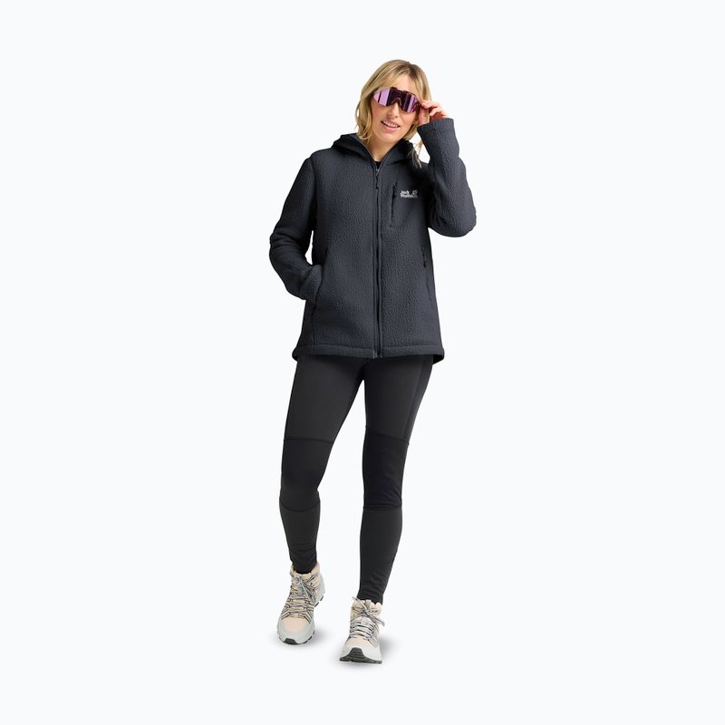 Moteriškas fliso džemperis Jack Wolfskin Cradle Mountain Pile Full Zip phantom 2