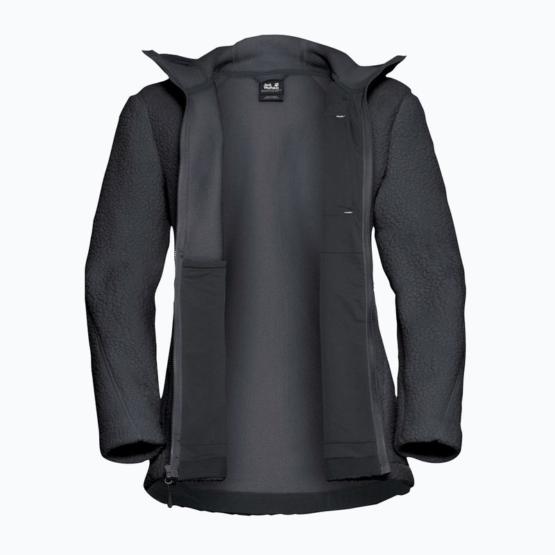 Moteriškas fliso džemperis Jack Wolfskin Cradle Mountain Pile Full Zip phantom 9