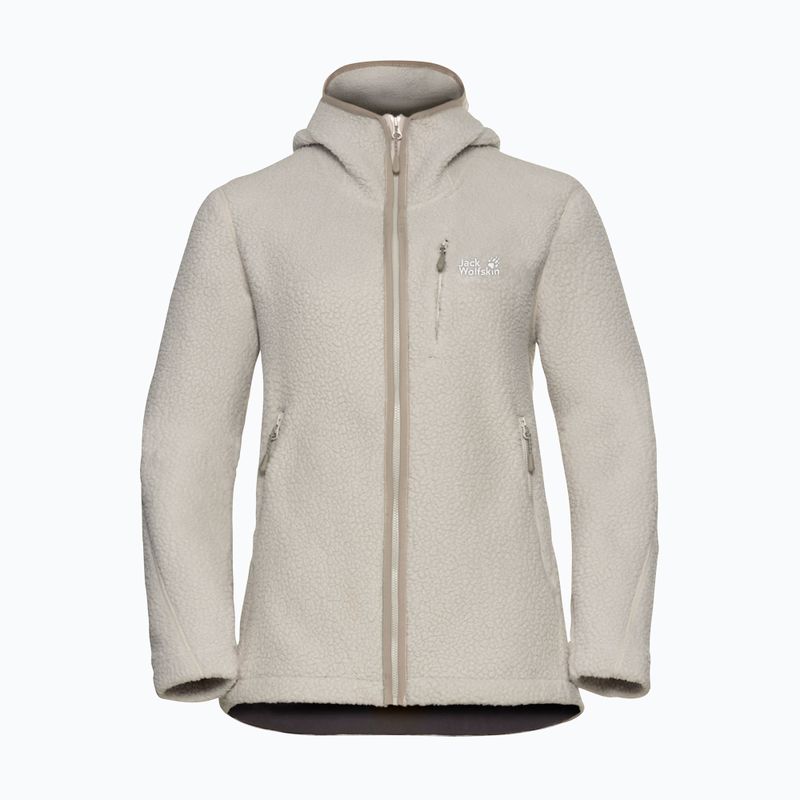 Moteriškas fliso džemperis Jack Wolfskin Cradle Mountain Pile Full Zip pale sand 7