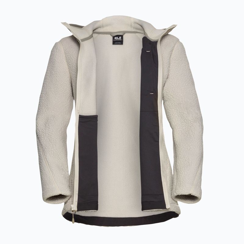 Moteriškas fliso džemperis Jack Wolfskin Cradle Mountain Pile Full Zip pale sand 9