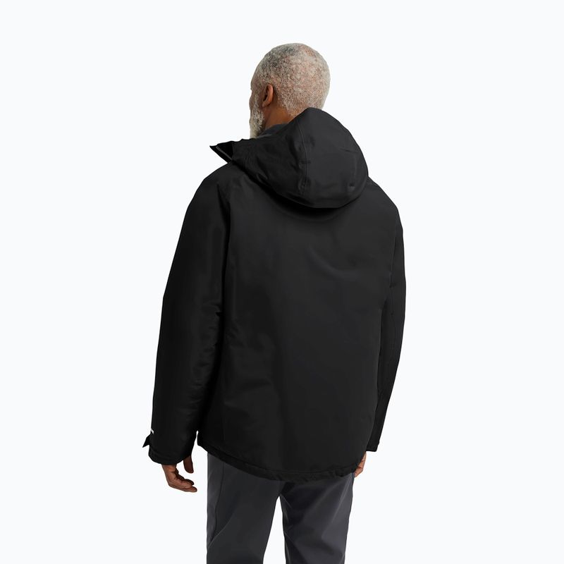 Vyriška striukė nuo lietaus Jack Wolfskin Icecape 2L Down Ins Rds black 3