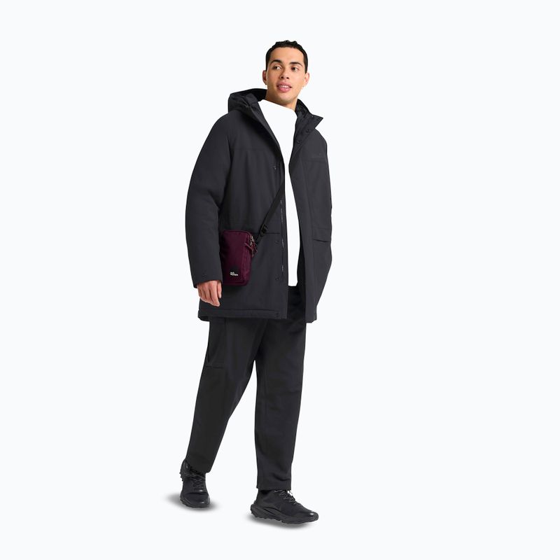 Vyriškas šiltintas paltas Jack Wolfskin Cold Camp Coat black 2
