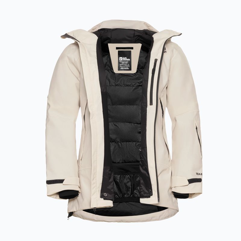 Moteriška slidinėjimo striukė Jack Wolfskin Flowline Pro 2L Ins pale sand 10