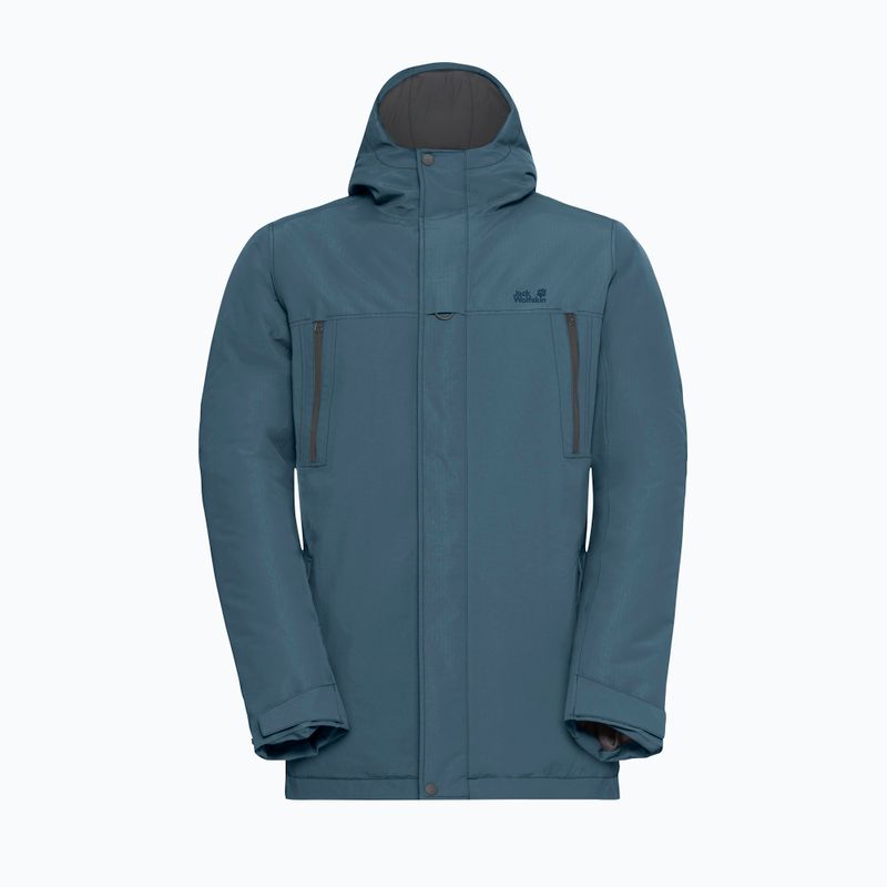 Vyriška pašiltinta striukė Jack Wolfskin Glacier Shield aluminium blue 7